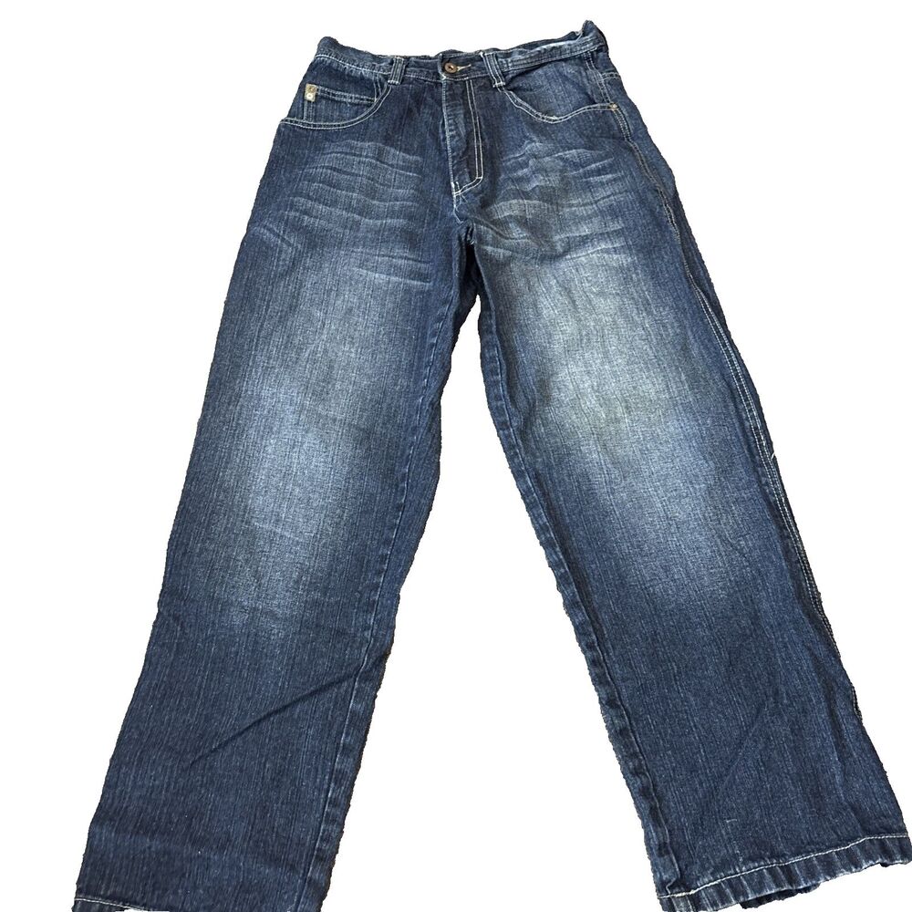 Vintage Y2K 32x32 Southpole 82628 Jeans Denim Baggy Blue Skate Streetwear